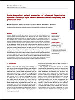 Angle-dependent optical properties of advanced fenestration systems