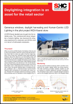 Daylighting integration is an asset for the retail sector