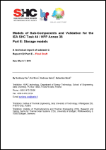 Models of Sub-Components and Validation for the IEA SHC Task 44 / HPP Annex 38