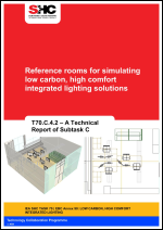 Reference rooms for simulating low carbon, high comfort integrated lighting solutions