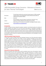 100 Percent Renewable Energy Scenarios – Relevance of Plastics for Solar Thermal Technologies