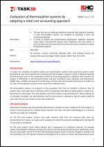 Evaluation of thermosiphon systems by adopting a total cost accounting approach